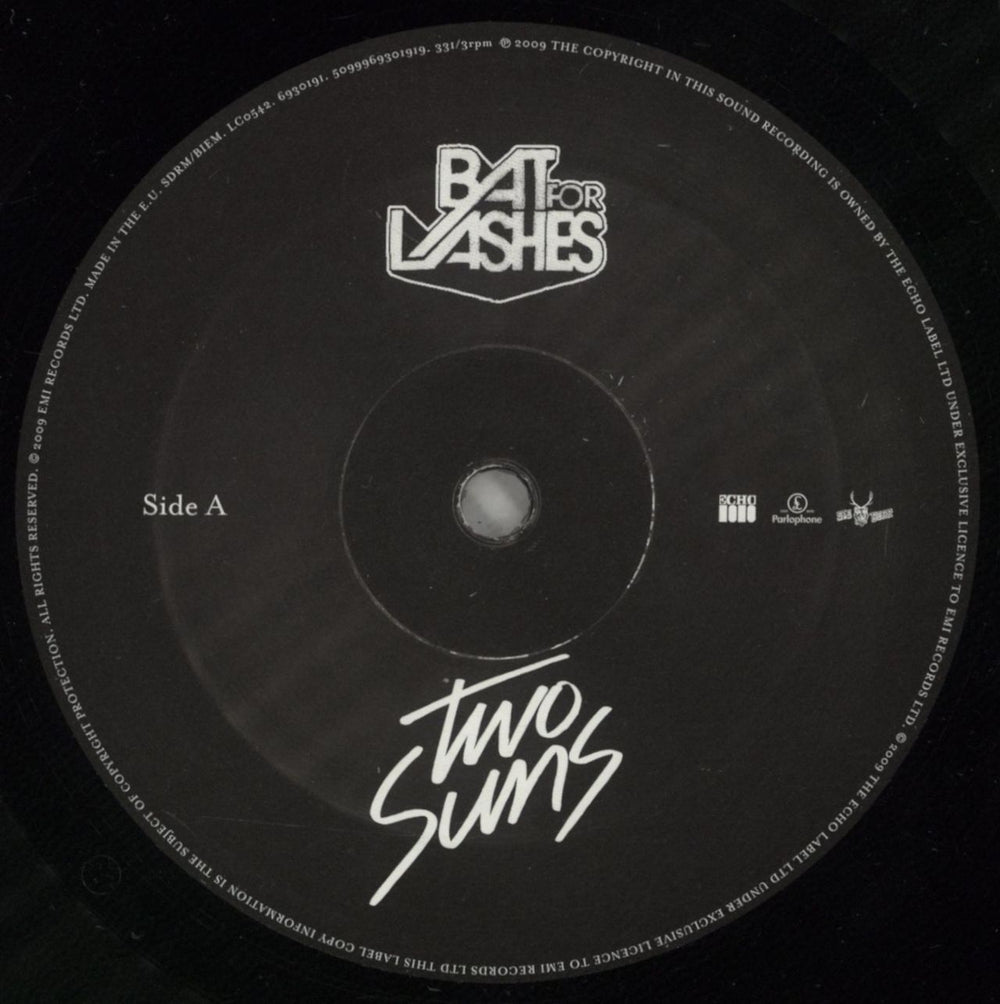 Bat For Lashes Two Suns - EX UK vinyl LP album (LP record) BT7LPTW750701