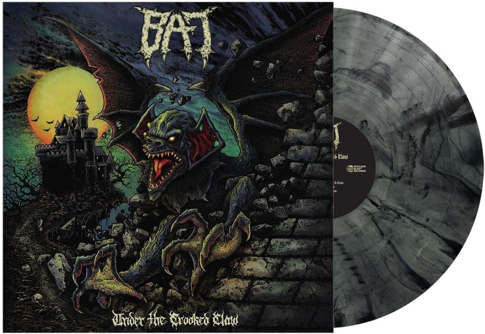 Bat Under The Crooked Claw - Marble Bottle Clear & Black Vinyl - Sealed UK vinyl LP album (LP record) NBR7037