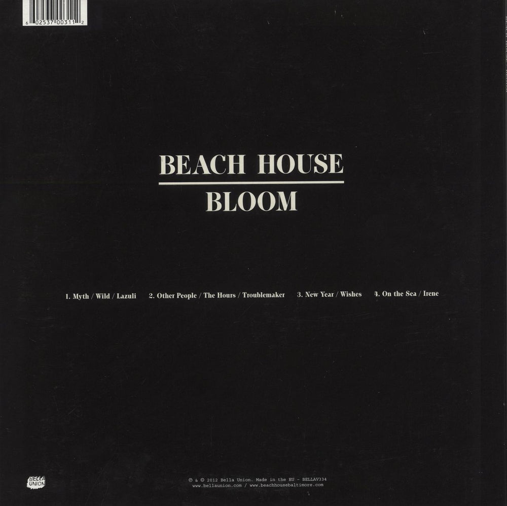 Beach House Bloom UK 2-LP vinyl record set (Double LP Album) 602537003112