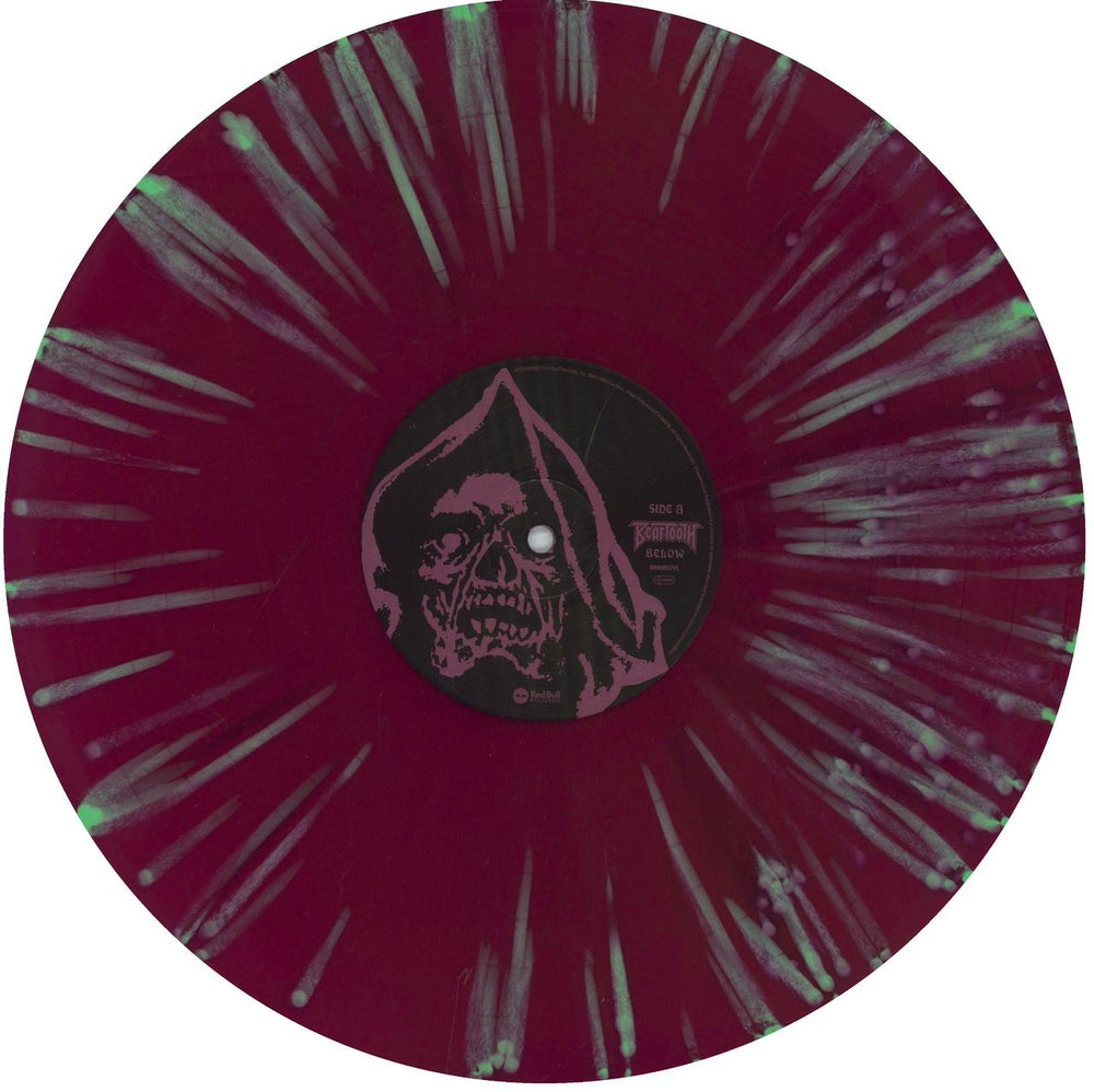 Beartooth Below - 180gm Purple With Green Splatter Vinyl UK vinyl LP album (LP record) QNBLPBE835843