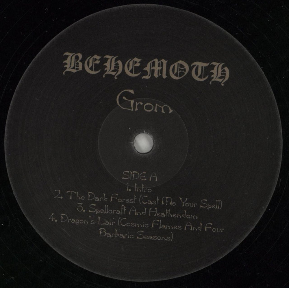 Behemoth Grom UK vinyl LP album (LP record) 09QLPGR868475