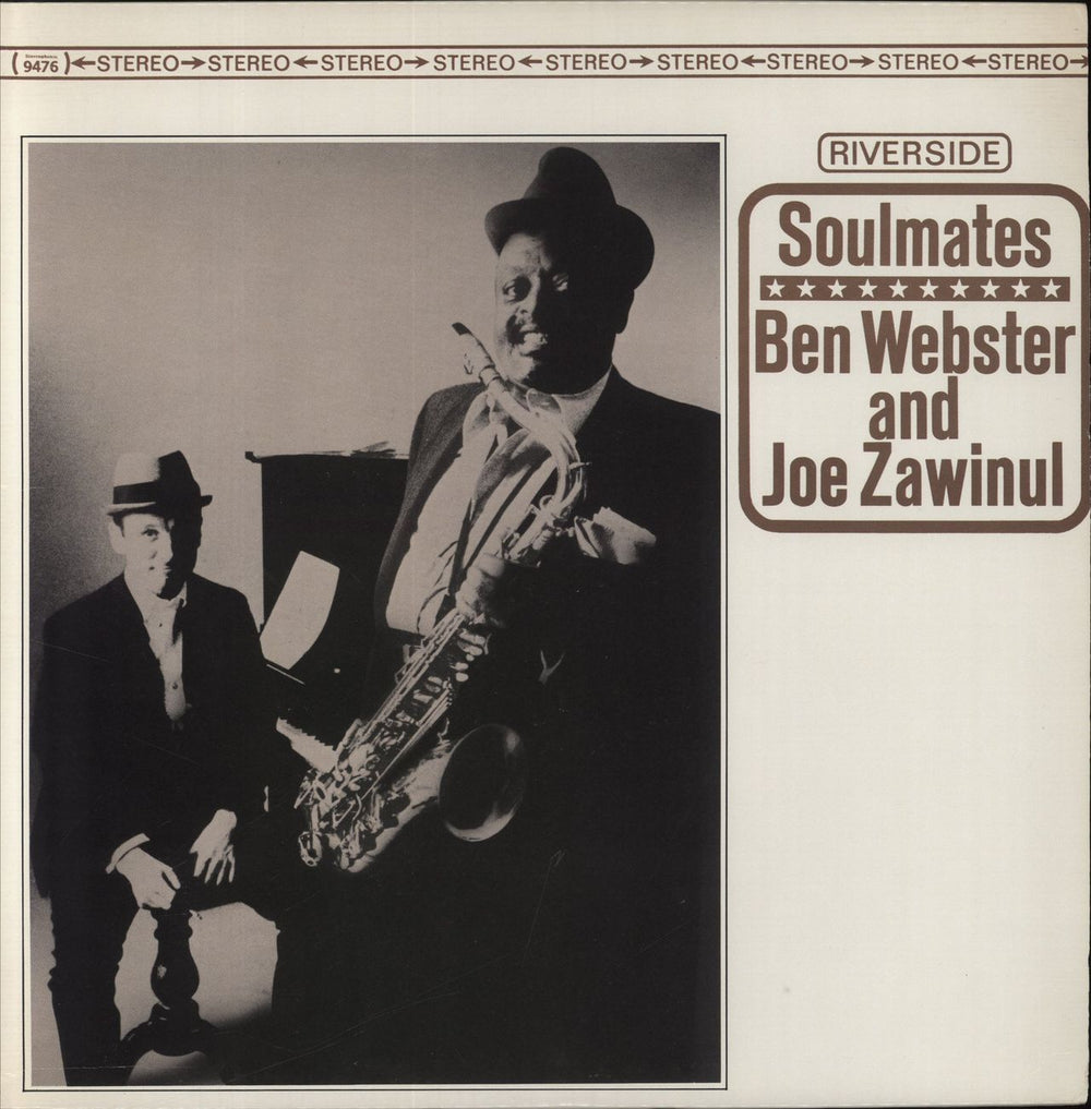 Ben Webster Soulmates US vinyl LP album (LP record) OJC-109