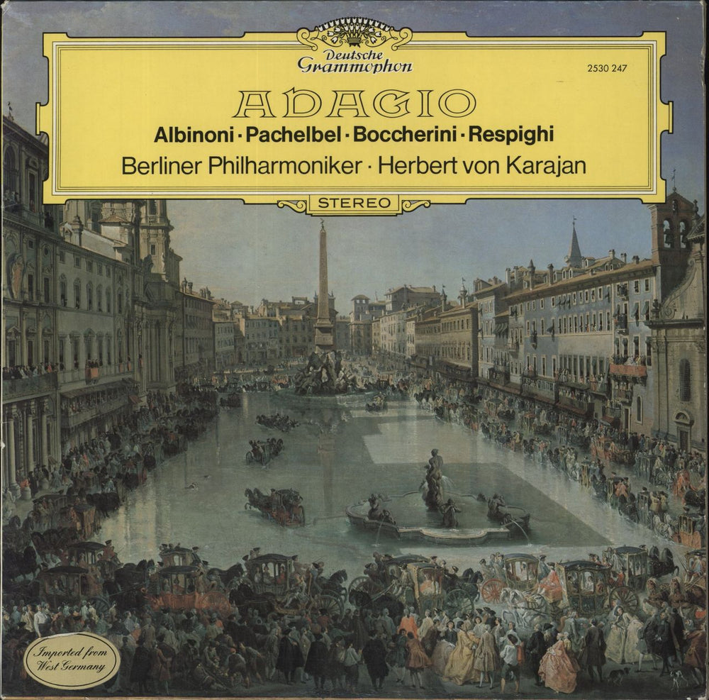 Berliner Philharmoniker Adagio German vinyl LP album (LP record) 2530247