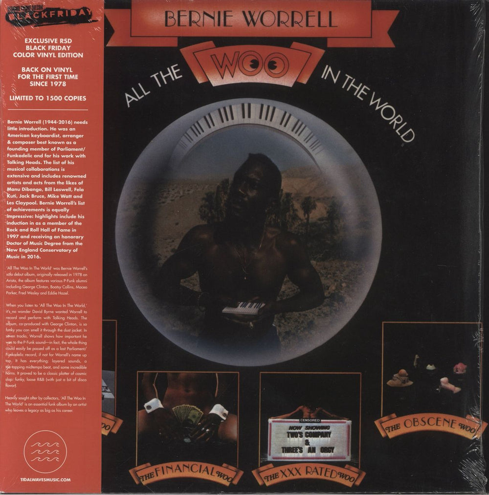 Bernie Worrell All The Woo In The World - Orange Vinyl - RSD17 US vinyl LP album (LP record) TWM11