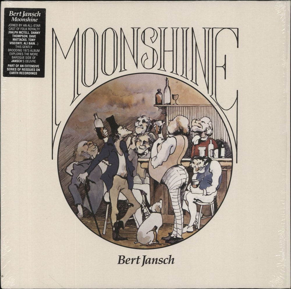 Bert Jansch Moonshine UK vinyl LP album (LP record) EARTHLP005L