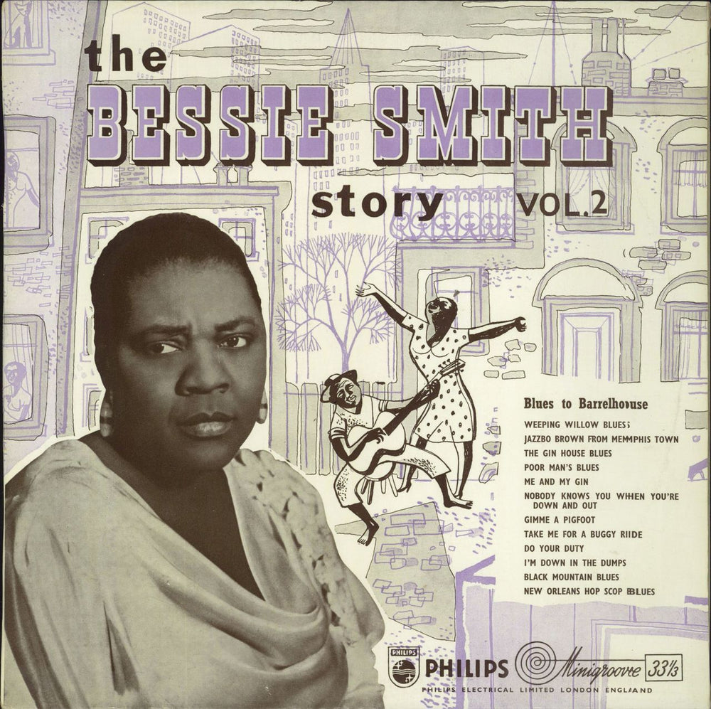 Bessie Smith The Bessie Smith Story Vol.2 UK vinyl LP album (LP record) BBL7020