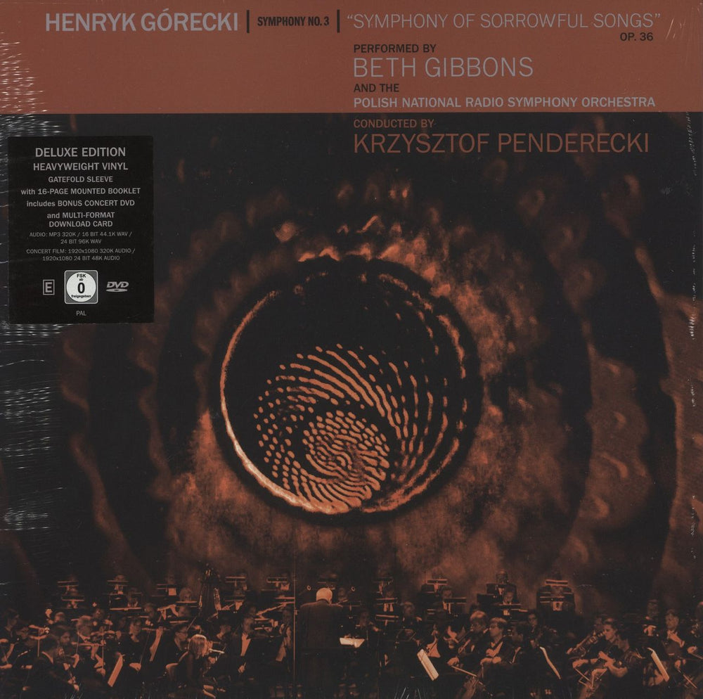 Beth Gibbons Symphony No. 3 [Symphony Of Sorrowful Songs] Op. 36 + DVD - Sealed UK vinyl LP album (LP record) WIGLP395X