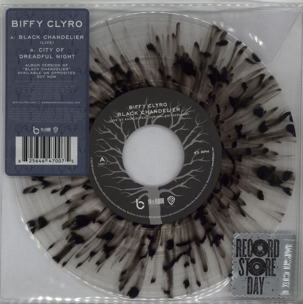 Biffy Clyro Black Chandelier (Live)- RSD UK 7" vinyl single (7 inch record / 45) 534837-7