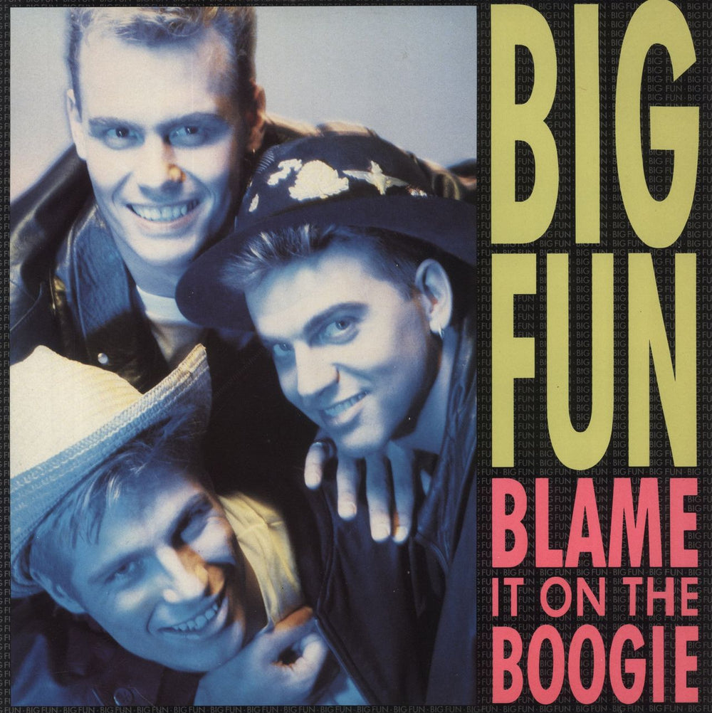 Big Fun Blame It On The Boogie UK 12" vinyl single (12 inch record / Maxi-single) JIVET217