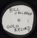 Bill Callahan Gold Record US vinyl LP album (LP record) CL6LPGO846516