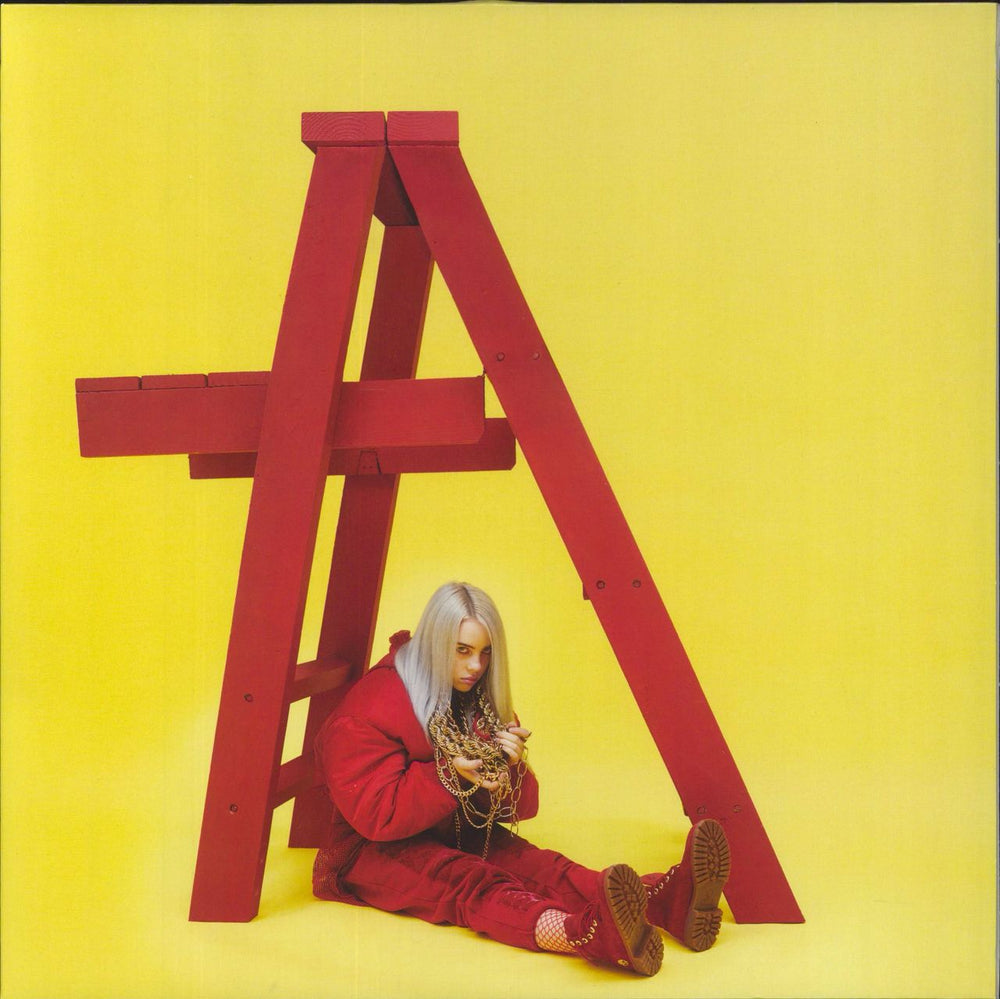 Billie Eilish Dont Smile At Me - Red Vinyl UK 12" vinyl single (12 inch record / Maxi-single) 00602557919486