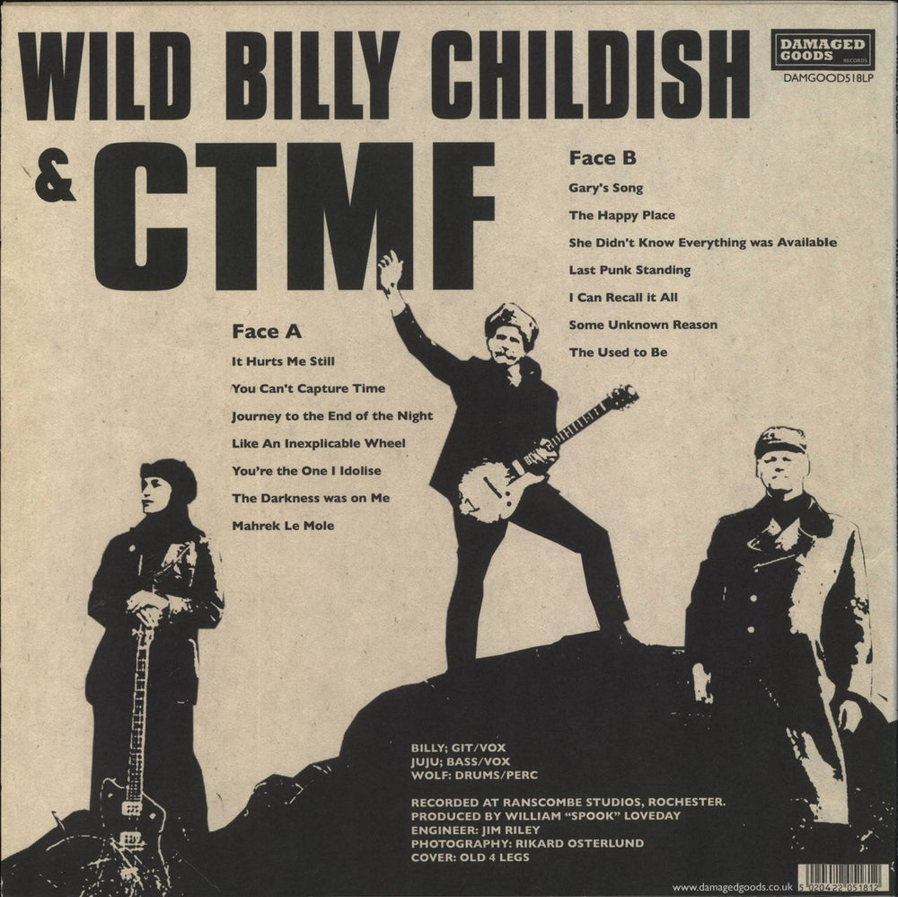 Billy Childish Last Punk Standing... And Other Hits! - Grey Vinyl UK 10" vinyl single (10 inch record) 5020422051812