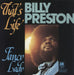 Billy Preston That's Life German 7" vinyl single (7 inch record / 45)