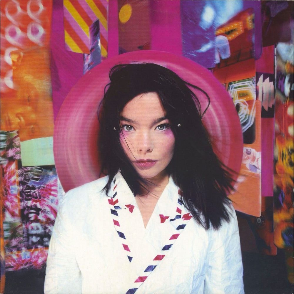 Björk Post - Pink Vinyl UK vinyl LP album (LP record) TPLP51L