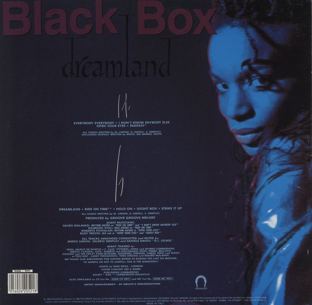 Black Box Dreamland Italian vinyl LP album (LP record) 035627457210