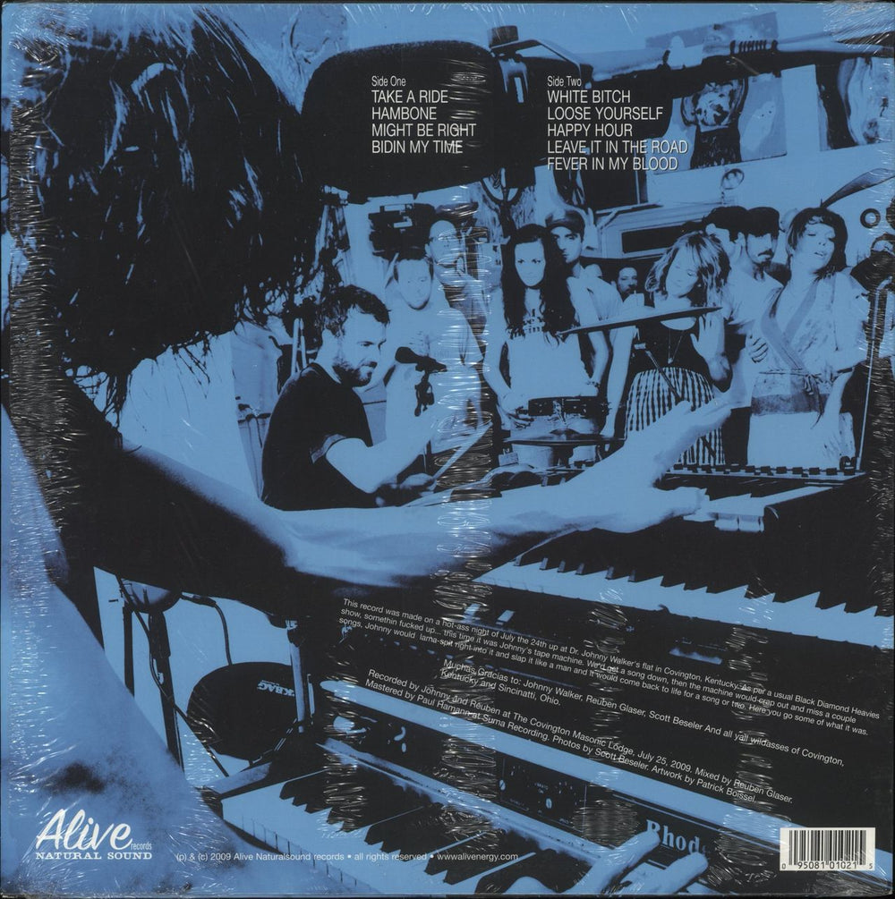 Black Diamond Heavies Alive As Fuck US vinyl LP album (LP record) 095081010215