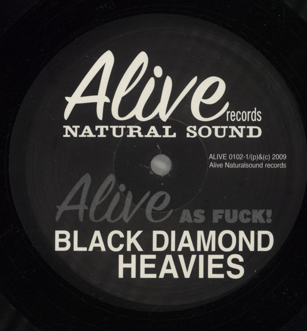 Black Diamond Heavies Alive As Fuck US vinyl LP album (LP record) 9LBLPAL875247