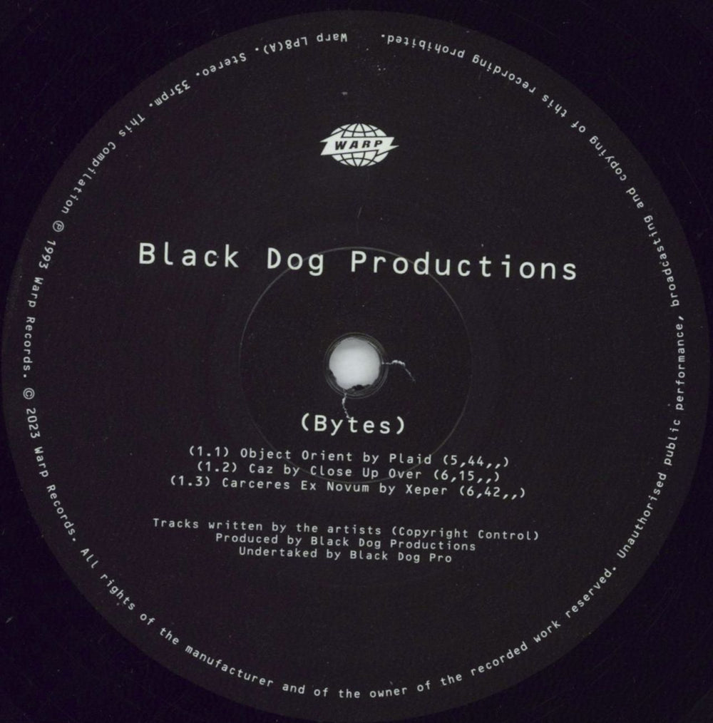 Black Dog Productions Bytes UK 2-LP vinyl record set (Double LP Album) 7QB2LBY848799