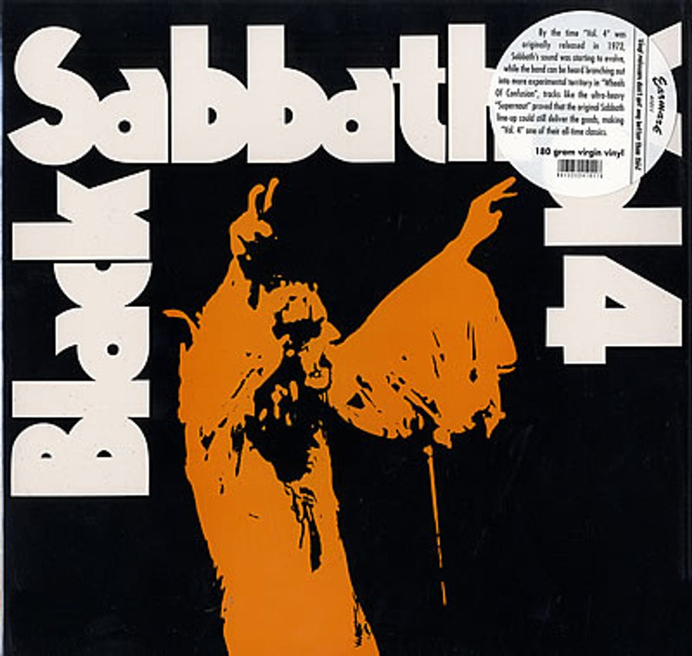 Black Sabbath Vol 4 UK vinyl LP album (LP record) 41011