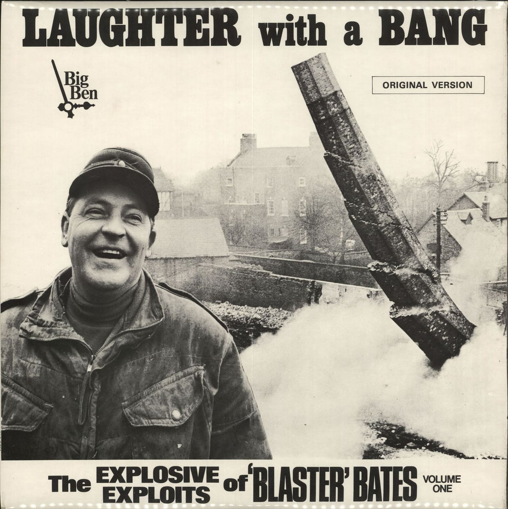 Blaster Bates Laughter With A Bang UK vinyl LP album (LP record) BB00-01