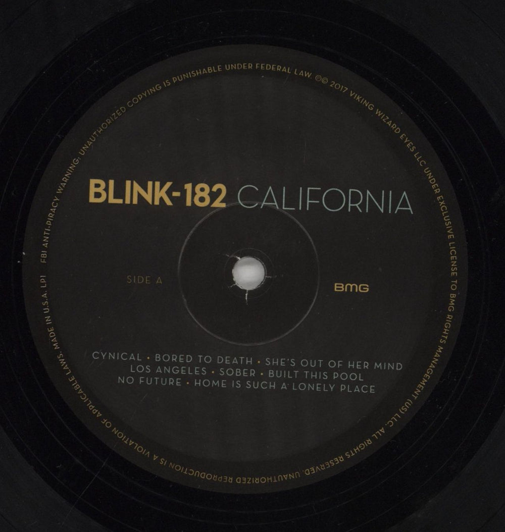 Blink 182 California US 2-LP vinyl record set (Double LP Album) B182LCA855783