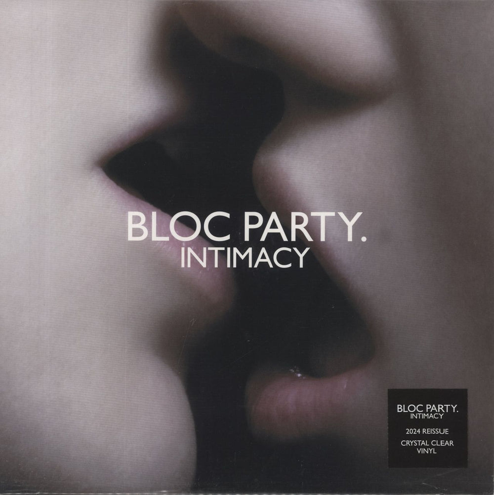 Bloc Party Intimacy - Crystal Clear Vinyl UK vinyl LP album (LP record) PIASC1093LPX