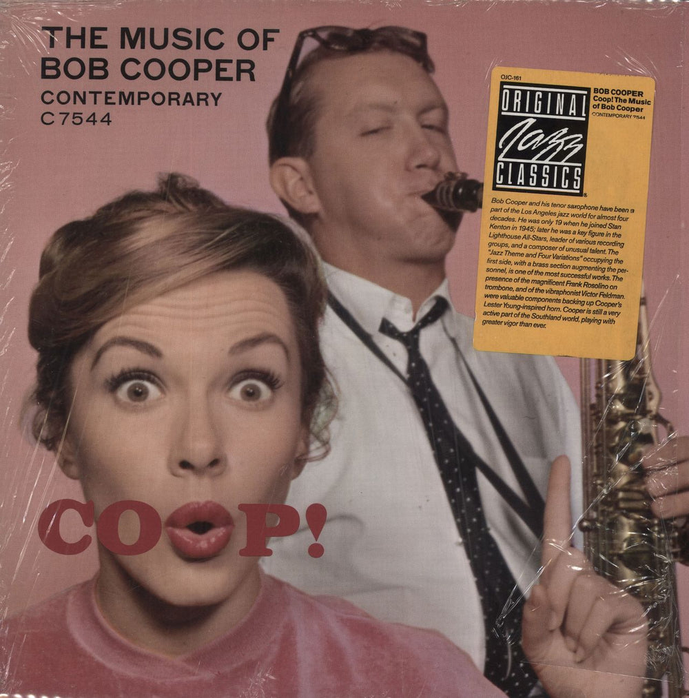 Bob Cooper Coop! The Music Of Bob Cooper - stickered shrink US vinyl LP album (LP record) OJC-161