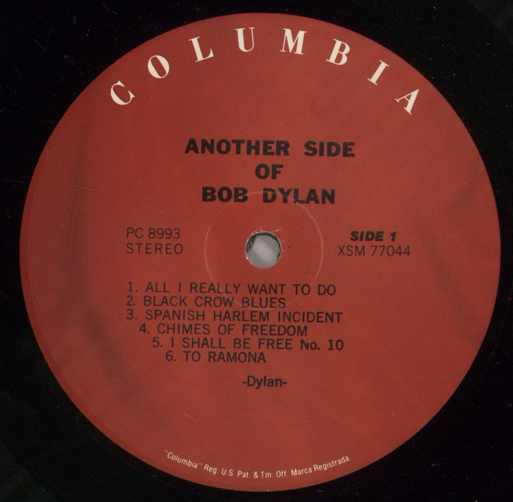 Bob Dylan Another Side Of Bob Dylan - 180gm - EX US vinyl LP album (LP record) DYLLPAN873439