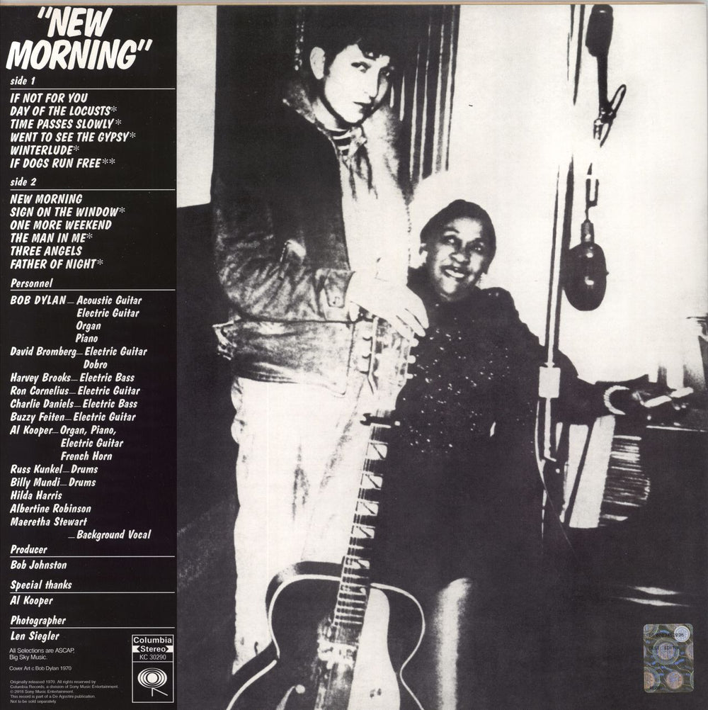 Bob Dylan New Morning: DeAgostini - 180gm UK vinyl LP album (LP record)