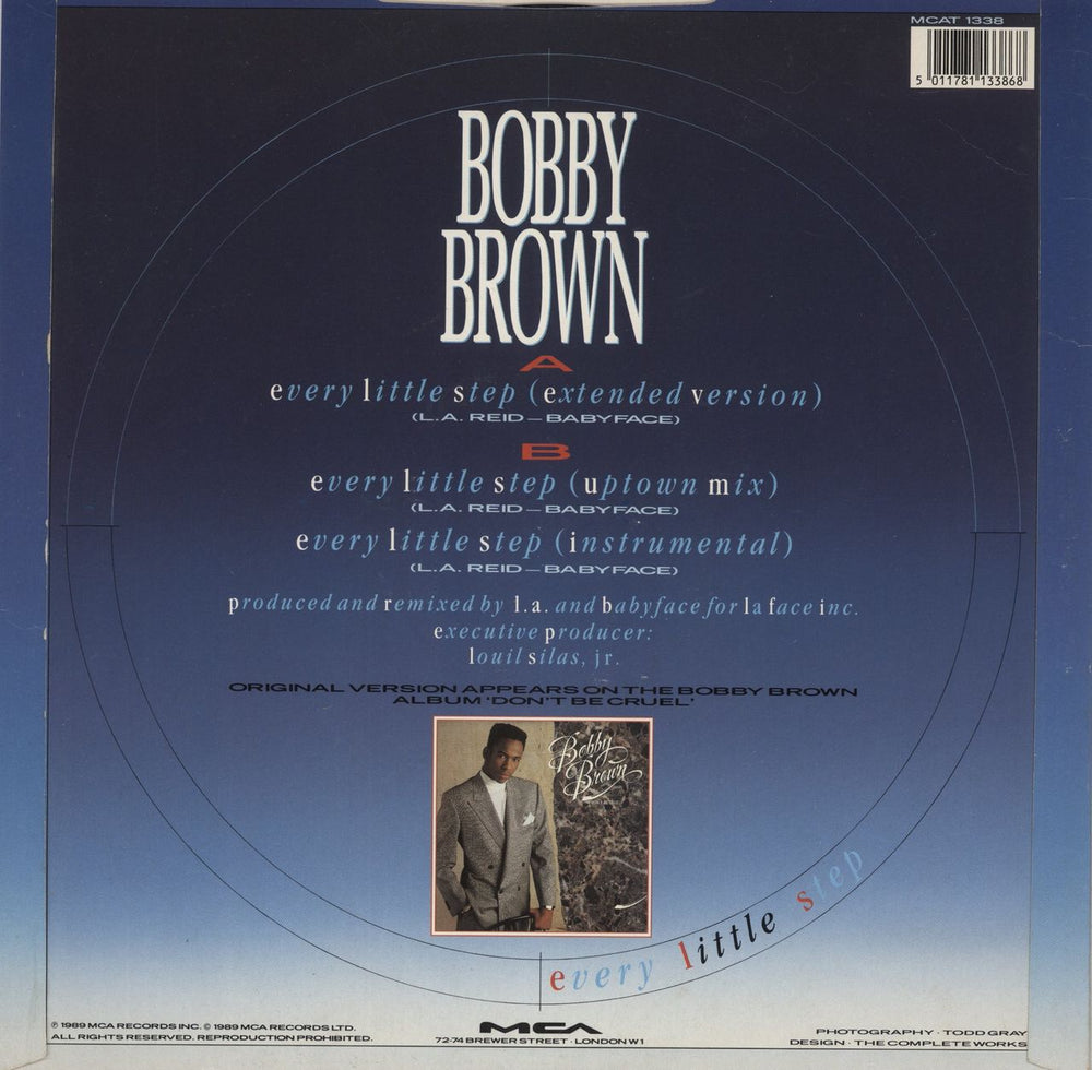 Bobby Brown Every Little Step UK 12" vinyl single (12 inch record / Maxi-single) 5011781133868