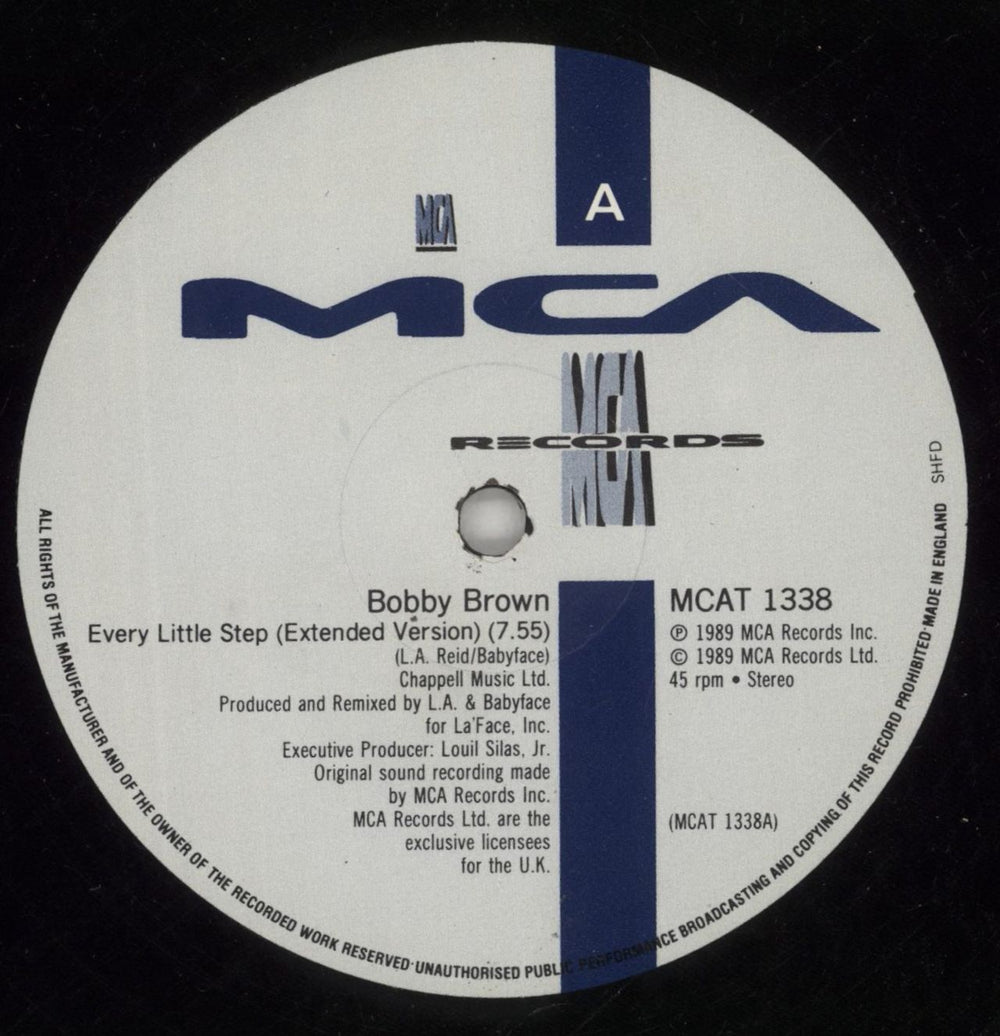 Bobby Brown Every Little Step UK 12" vinyl single (12 inch record / Maxi-single) BOB12EV578060