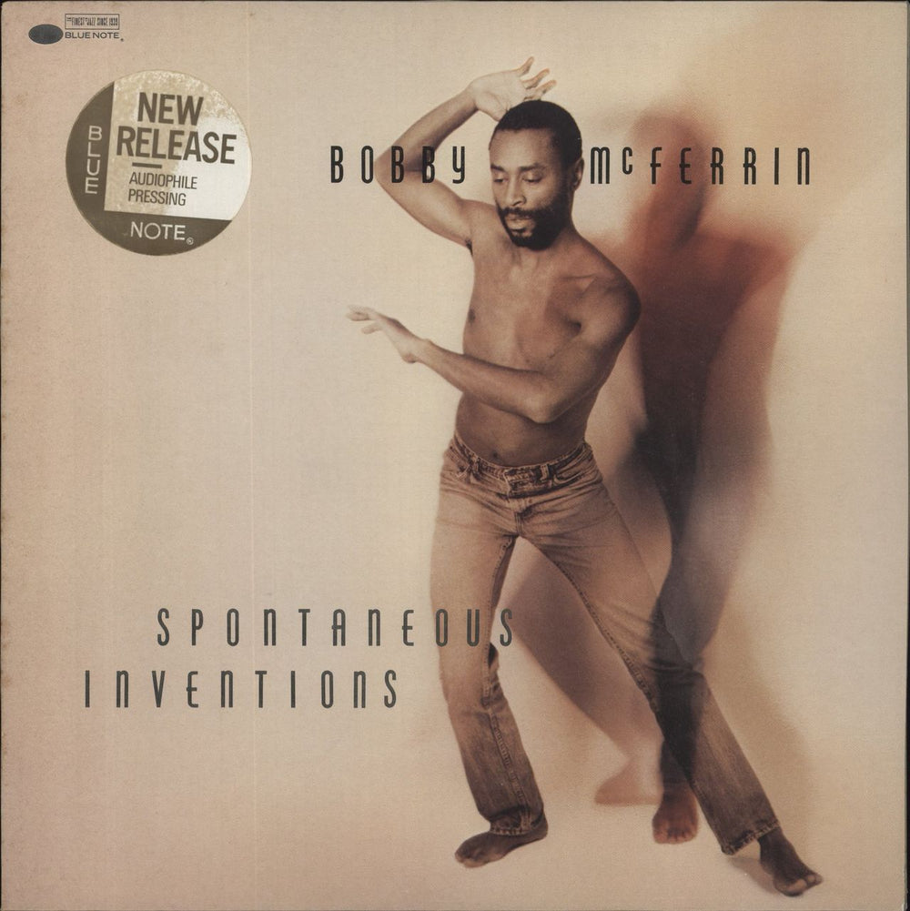 Bobby McFerrin Spontaneous Inventions + Hype Sticker French vinyl LP album (LP record) BT85110