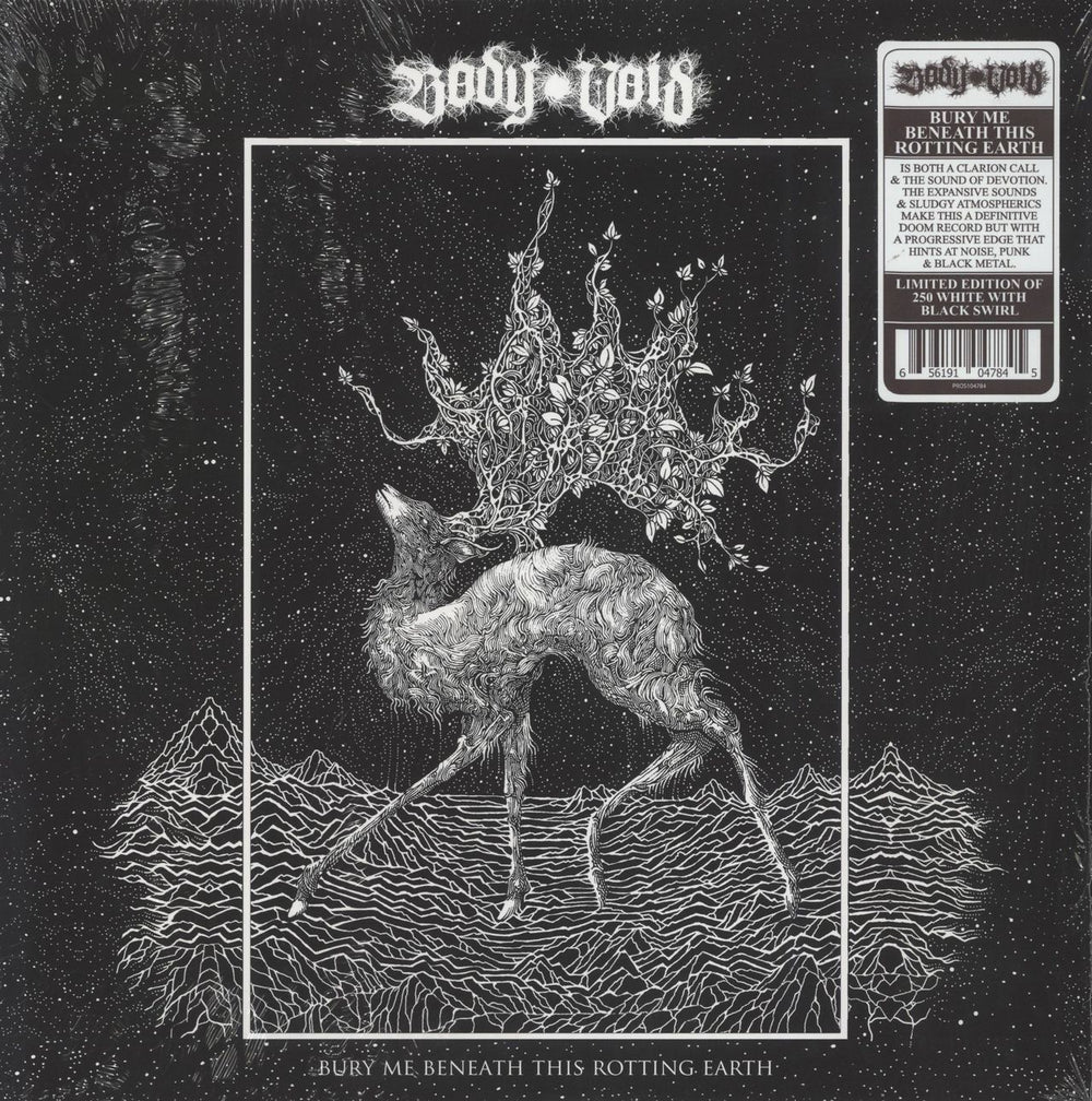 Body Void Bury Me Beneath This Rotting Earth - Silver and White Swirl Vinyl US vinyl LP album (LP record) PROS104781