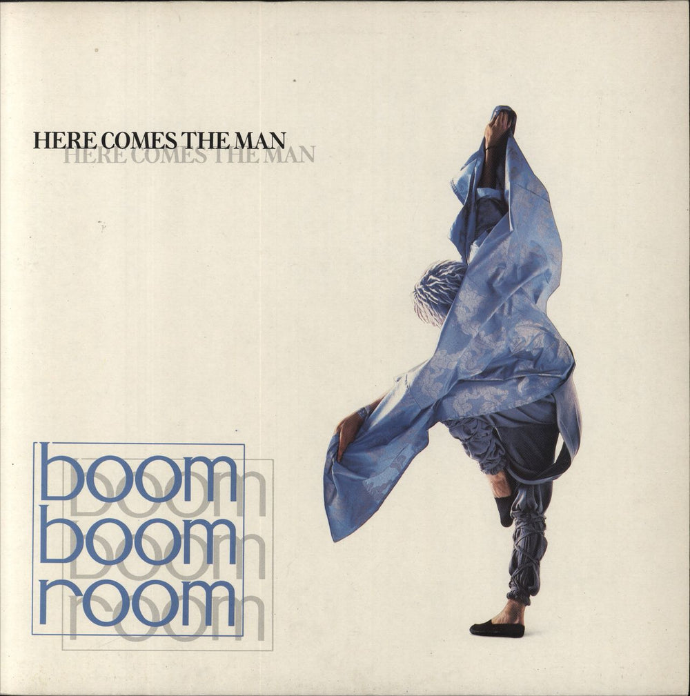 Boom Boom Room Here Comes The Man UK 12" vinyl single (12 inch record / Maxi-single) 12FUN101