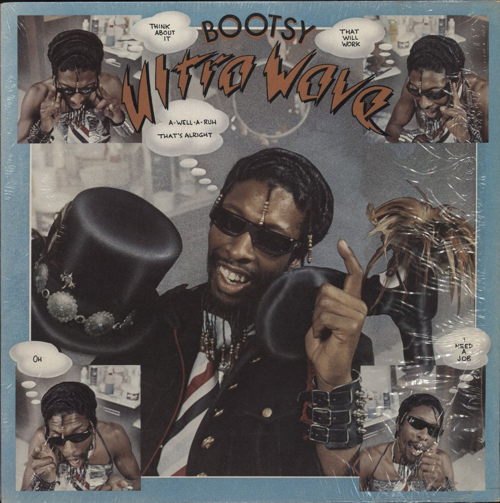 Bootsy Collins Ultra Wave - Shrink US vinyl LP album (LP record) BSK3433