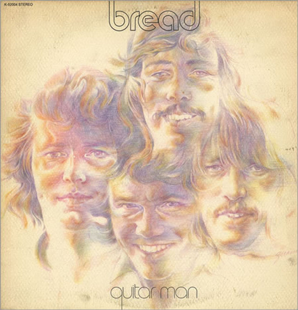 Bread Guitar Man + lyric inner UK vinyl LP album (LP record) K52004