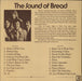 Bread The Sound Of Bread - 1st UK vinyl LP album (LP record)