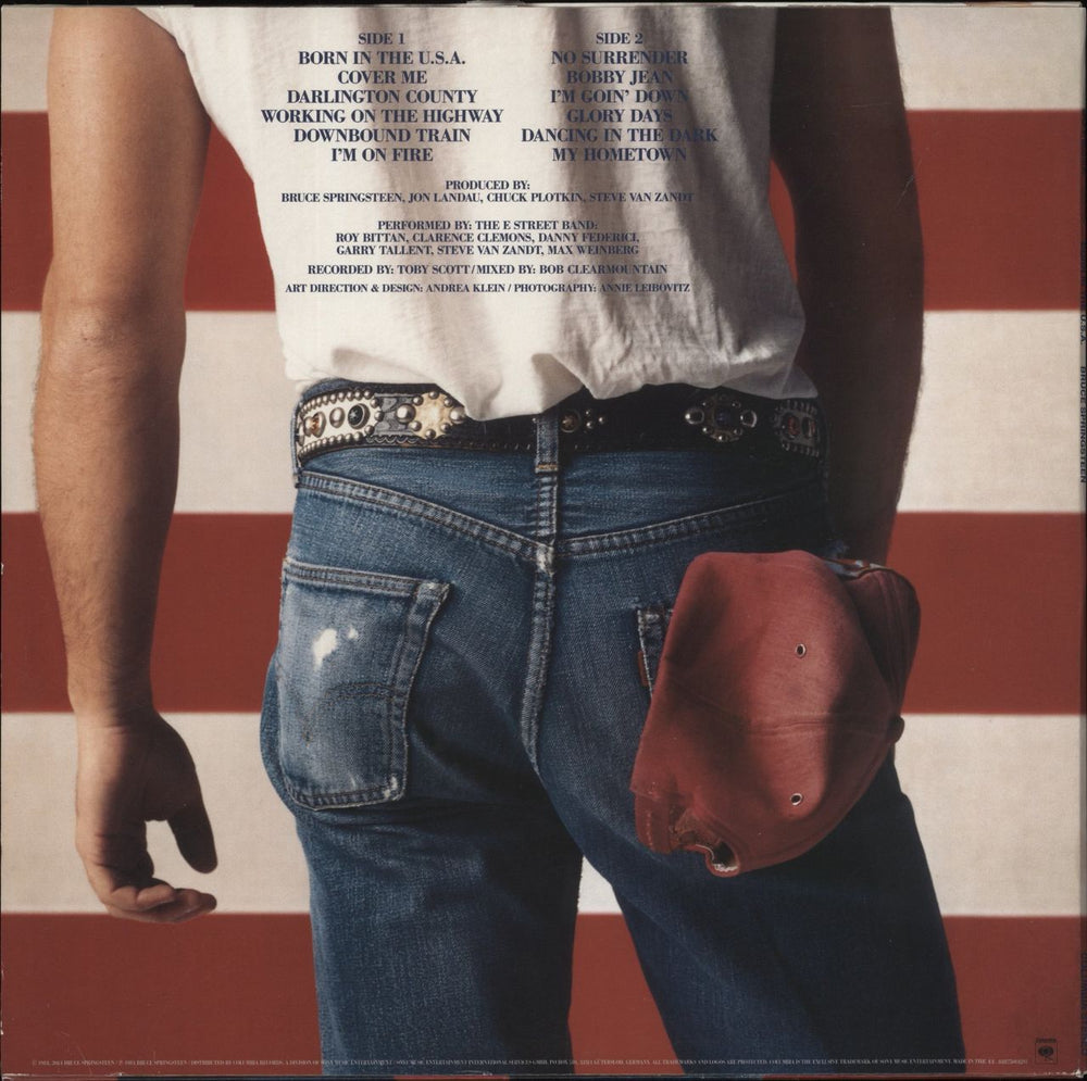 Bruce Springsteen Born In The U.S.A. - 180gm UK vinyl LP album (LP record)