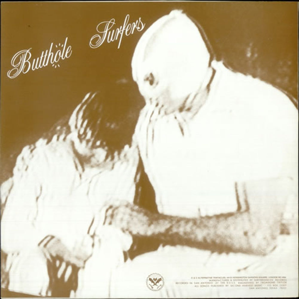 Butthole Surfers Butthole Surfers EP - Brown Artwork UK 12" vinyl single (12 inch record / Maxi-single) BUT12BU233643