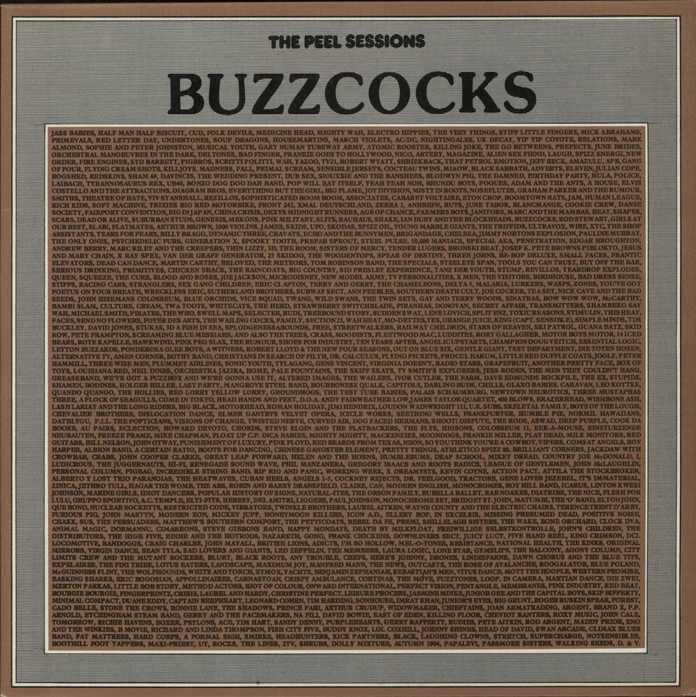 Buzzcocks The Peel Sessions - EX UK 12" vinyl single (12 inch record / Maxi-single) SFPS044