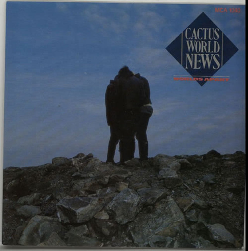 Cactus World News Worlds Apart UK 7" vinyl single (7 inch record / 45) MCA1040
