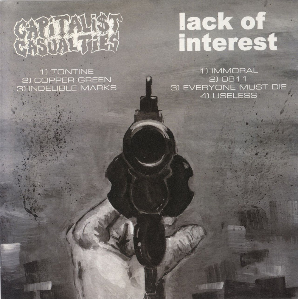 Capitalist Casualties Lack Of Interest / Capitalist Casualties US 7" vinyl single (7 inch record / 45)