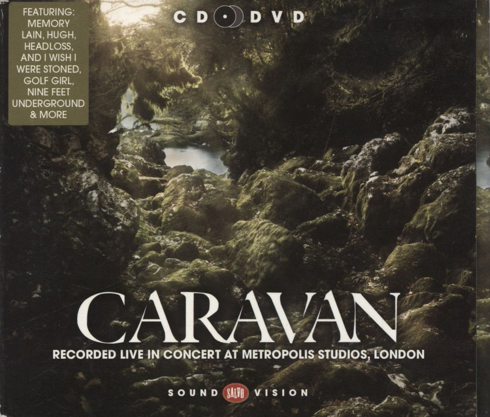 Caravan Recorded Live In Concert At Metropolis Studios, London UK 2-disc CD/DVD set SALVOSVX003