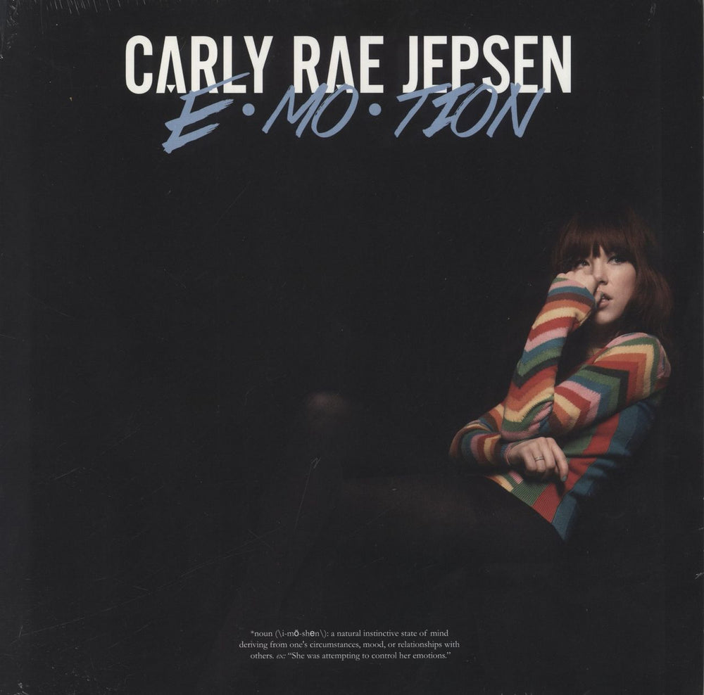 Carly Rae Jepsen Emotion - Translucent Blue Vinyl - Sealed UK vinyl LP album (LP record) 00602435078427