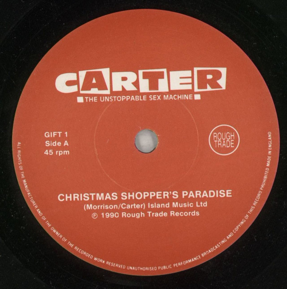 Carter USM G.I. Blues / Christmas Shopper's Paradise UK 7" vinyl single (7 inch record / 45)