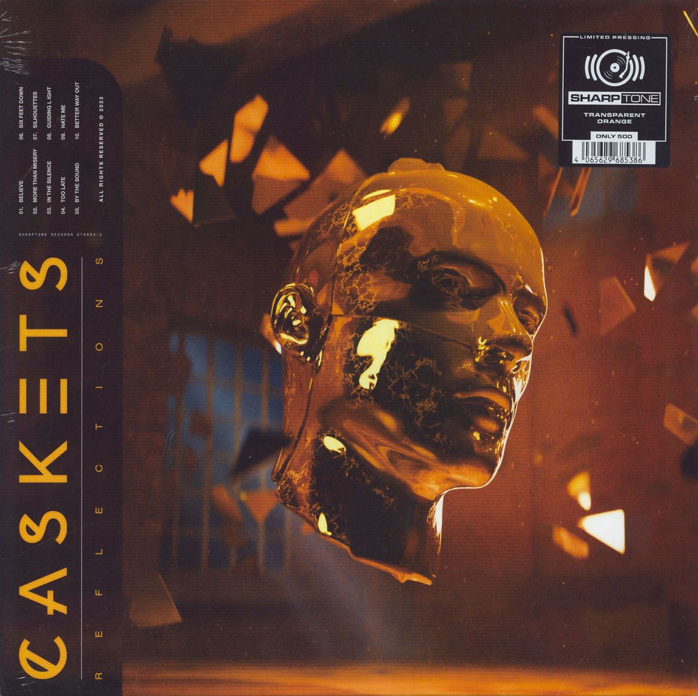 Caskets Reflections - Orange Vinyl + Sealed German vinyl LP album (LP record) 6853-1