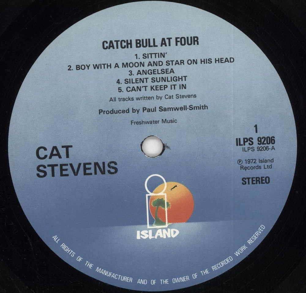 Cat Stevens Catch Bull At Four - 3rd UK vinyl LP album (LP record) CTVLPCA292660