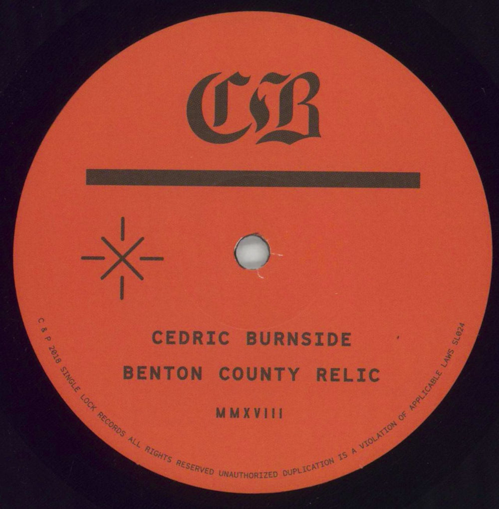 Cedric Burnside Benton County Relic US vinyl LP album (LP record) CK6LPBE848720