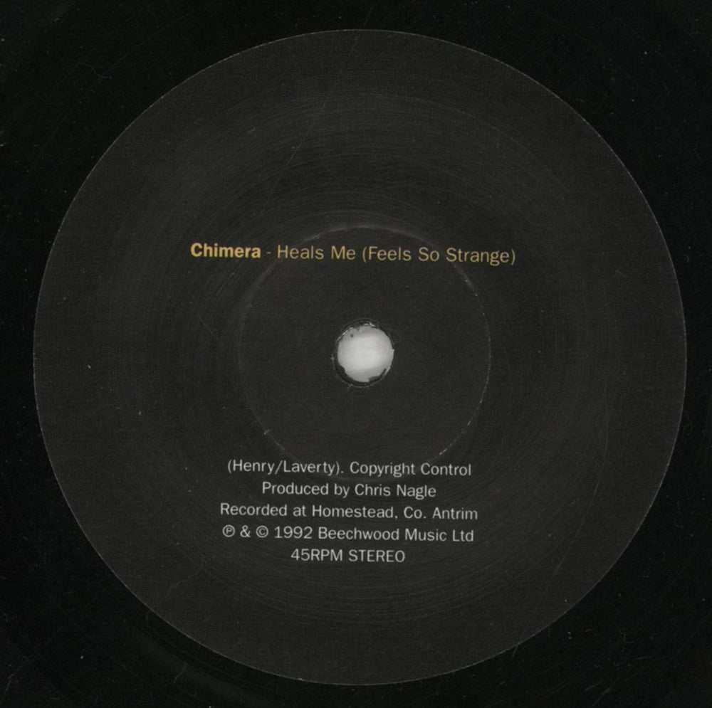 Chimera Heals Me (Feels So Strange) UK 7" vinyl single (7 inch record / 45) CXM07HE853878
