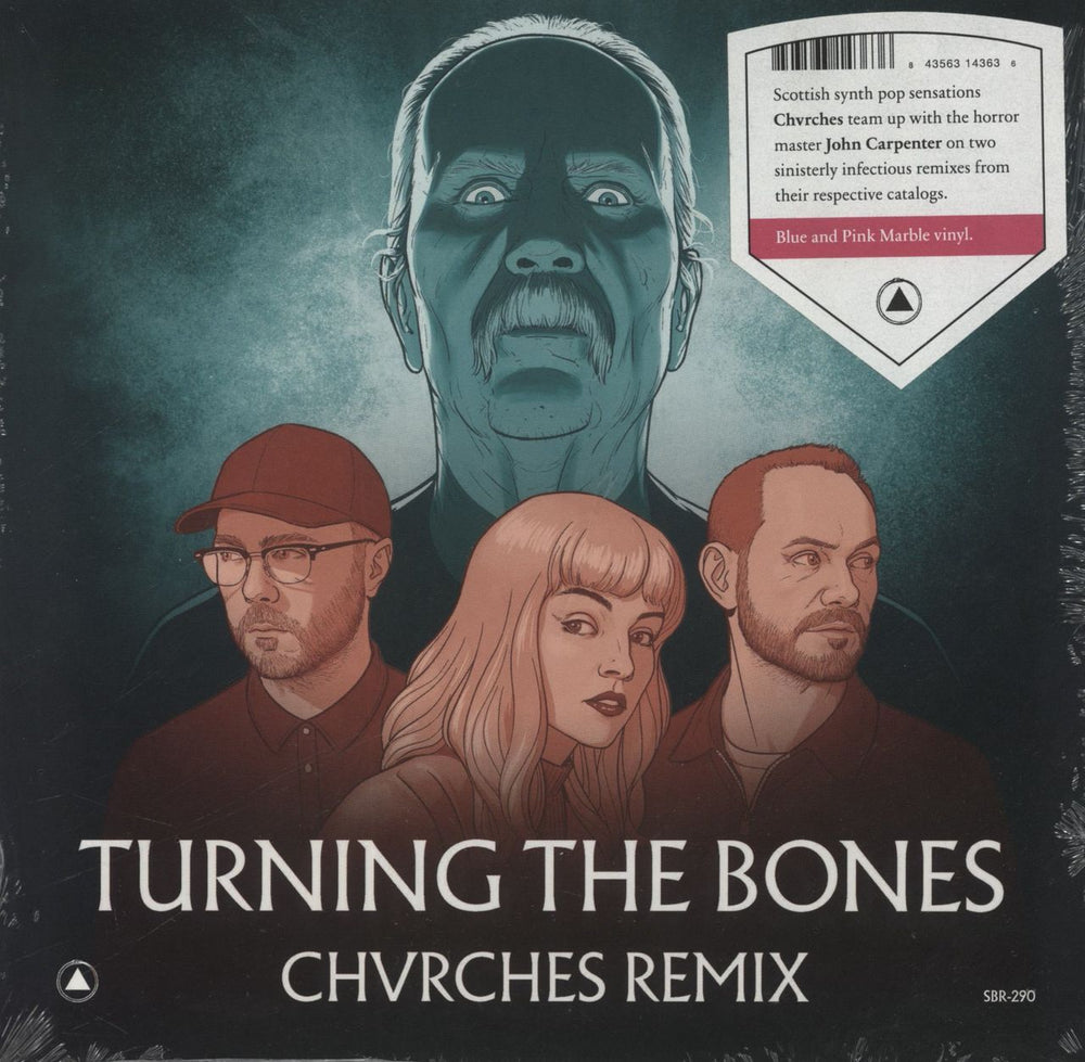 Chvrches Good Girls / Turning The Bones [Remix] - Blue And Pink Marble Vinyl - Sealed UK 7" vinyl single (7 inch record / 45) SBR-290